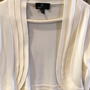 Ronni white shirt crop sweater